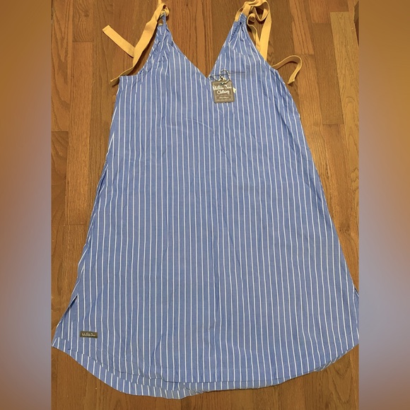 NWT Matilda Jane Blue Stripe Sandy Seashell Cover-Up XS - Picture 5 of 7